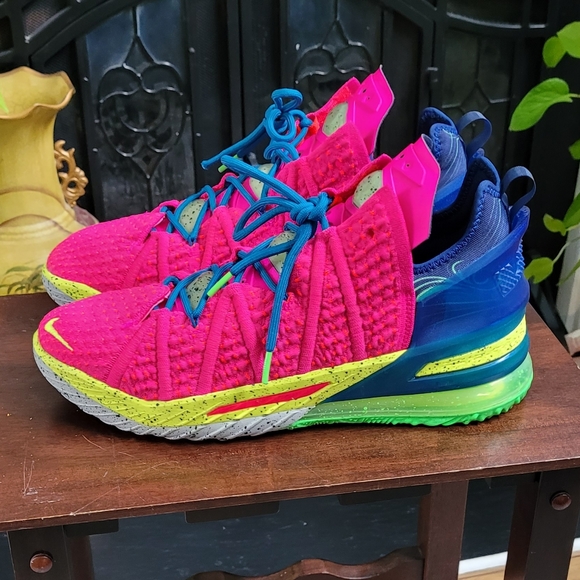 Nike Lebron 18 Los Angeles By Night Men\'s Sneakers XVIII DB8148 600 Size 12 main image 5